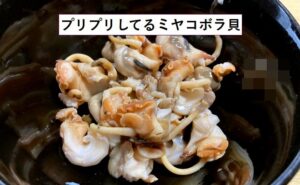 ミヤコボラ貝をスーパー（鮮魚コーナー）で購入！「酒蒸し」で調理し食べた♪