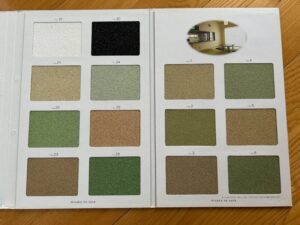 フジワラ化学の都の砂(砂壁材)の色